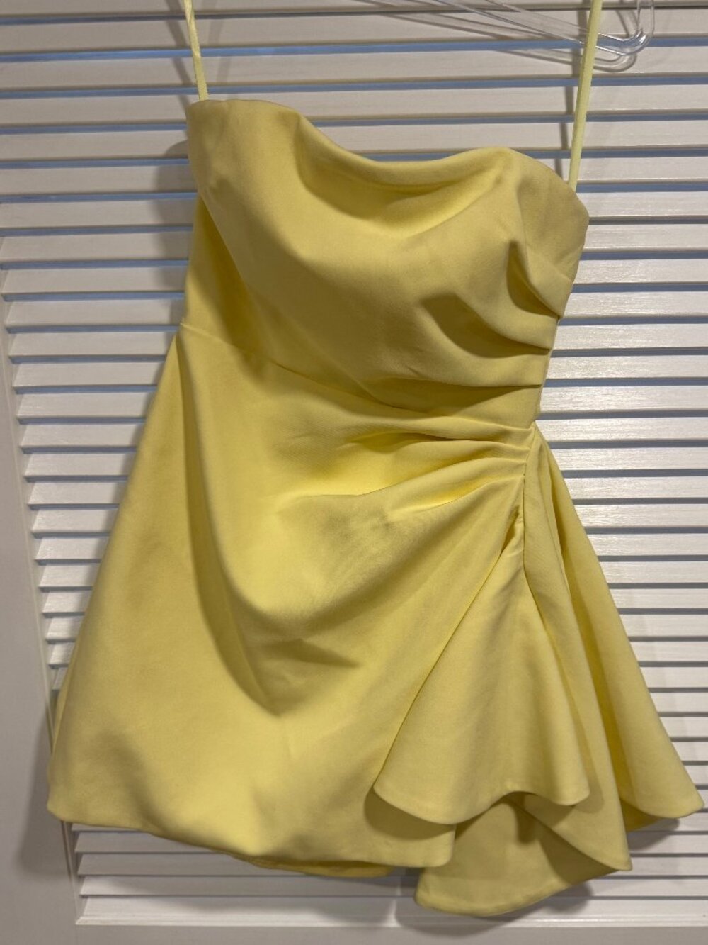 Hanae Mini Dress Yellow Billy J Size 6